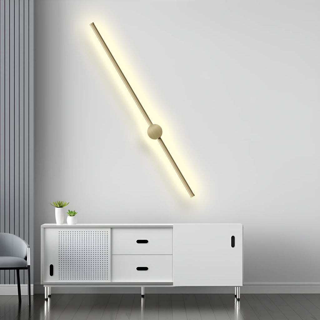 Braytron Tiny Wandlamp 16W 3000K Goud WL800