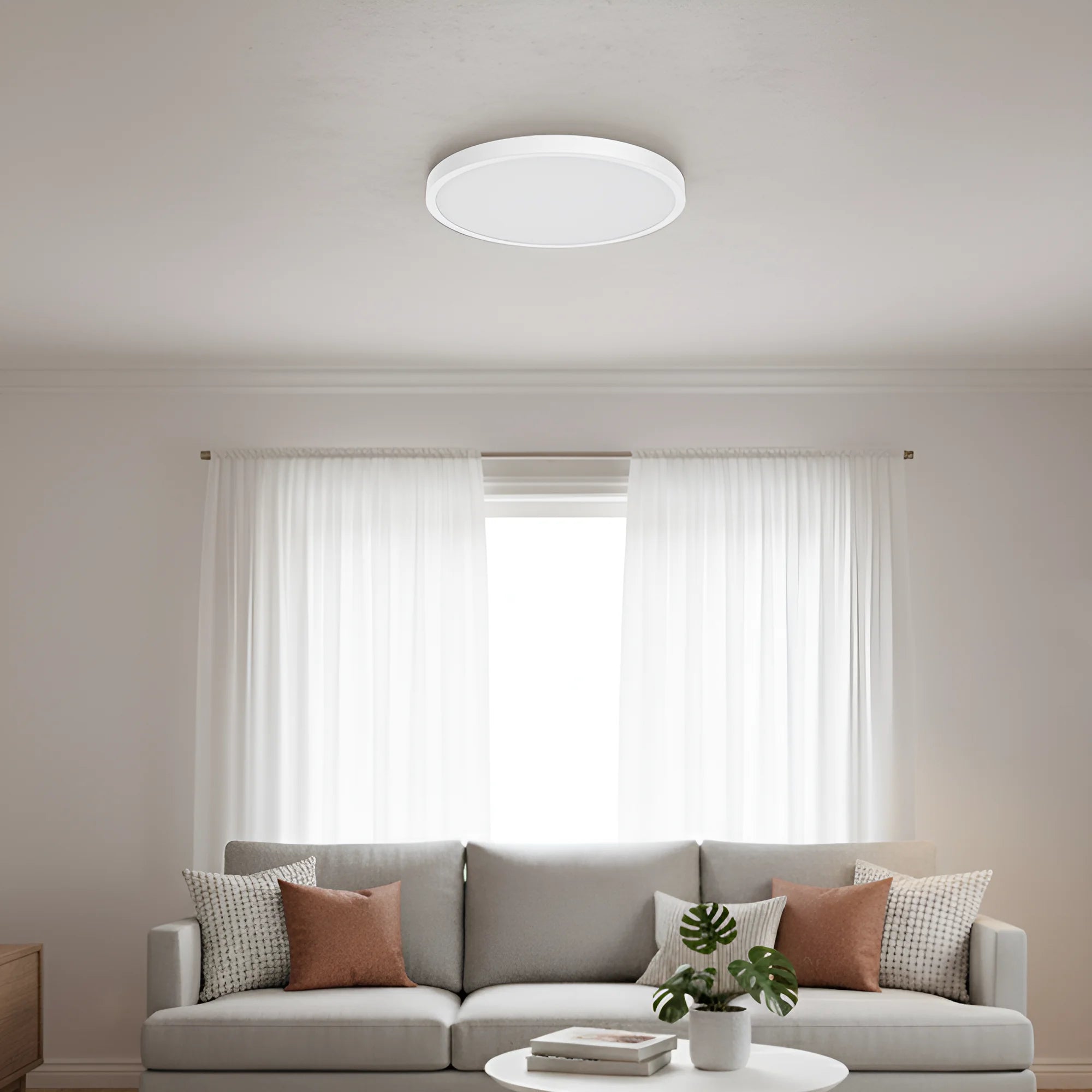 Braytron Jade Plafondlamp 20W IP44 Wit F RND 3IN1