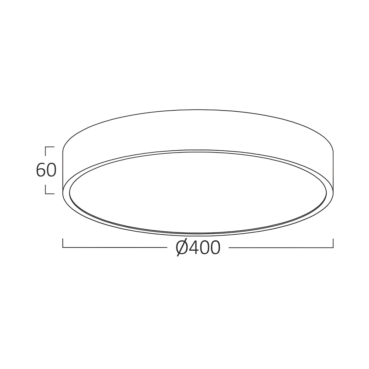 Braytron Blade Plafondlamp 36W Wit SR RND 3IN1 WAT
