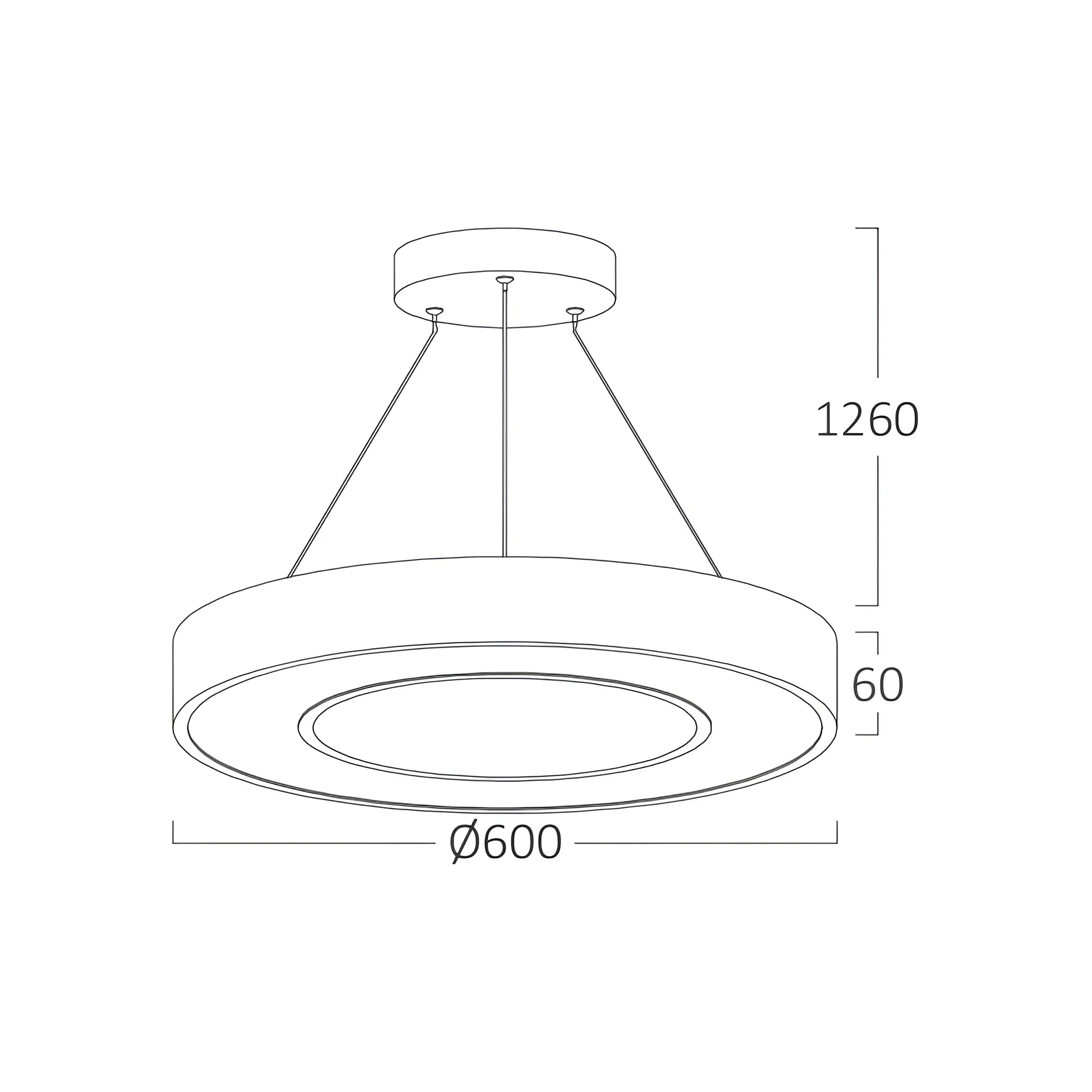 Braytron Blade Plafondlamp 45W Wit PD RND 3IN1