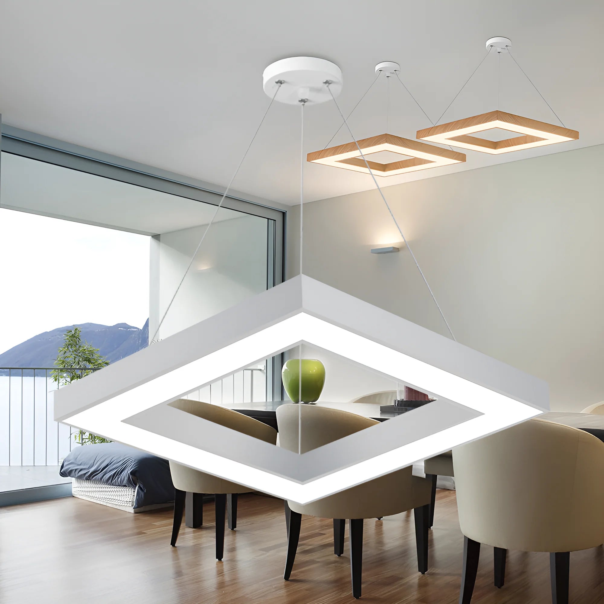 Braytron Blade Plafondlamp 45W Wit PD SQR RMT