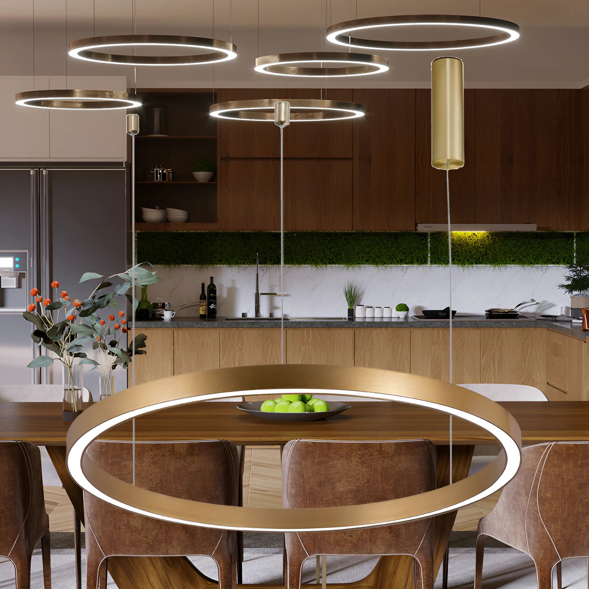 Braytron Lina Plafondlamp 35W Goud PD 2540 RND 3IN1