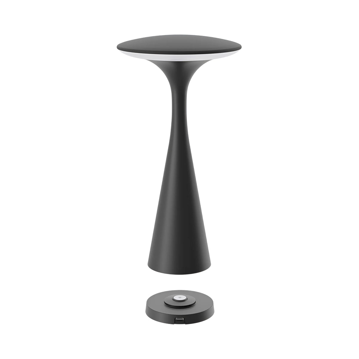 Braytron Tower Tafellamp Zwart 2 3IN1 RCH