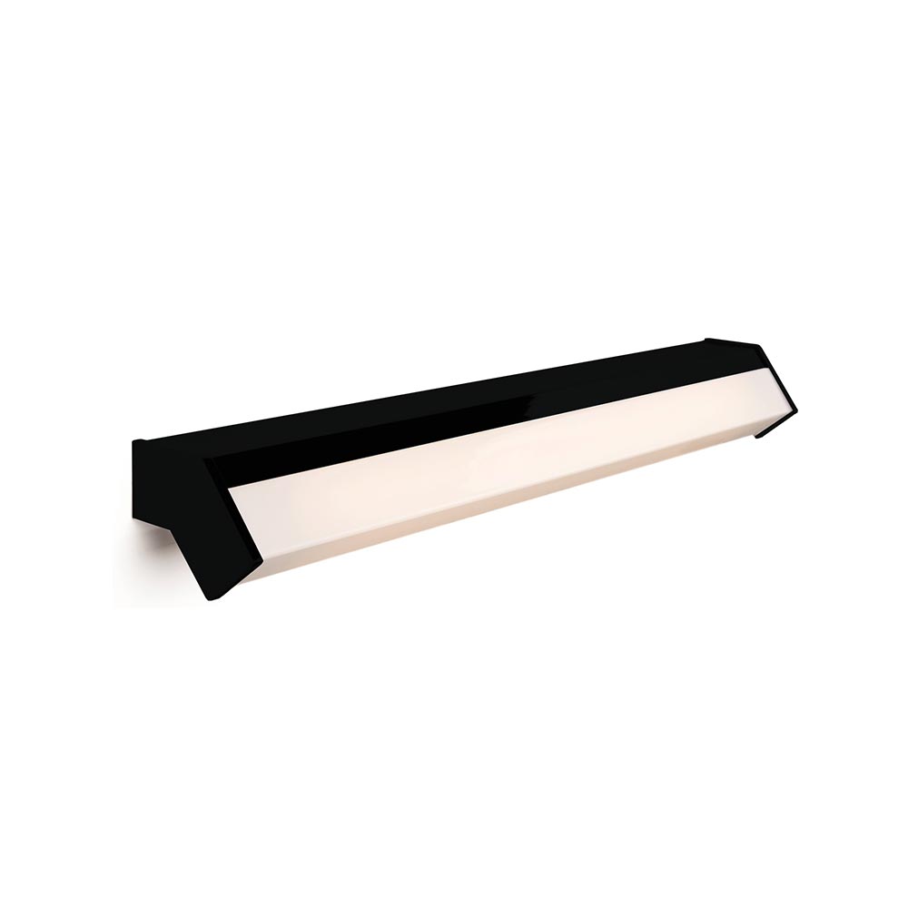 Artdelight Mirror - Spiegellamp/Badkamerlamp - L58cm - Zwart