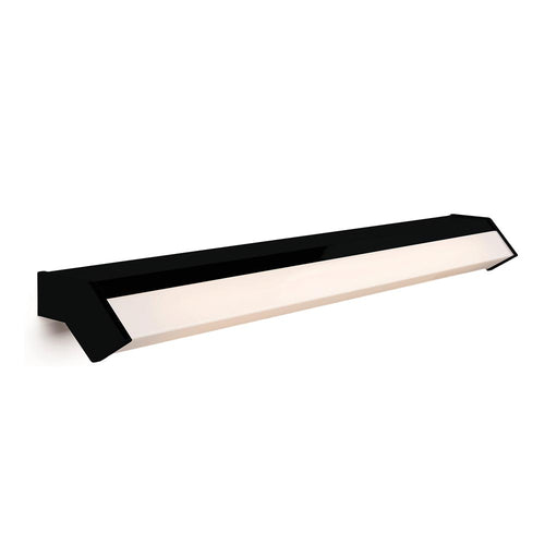 Artdelight Mirror - Spiegellamp/Badkamerlamp - L58cm - Zwart