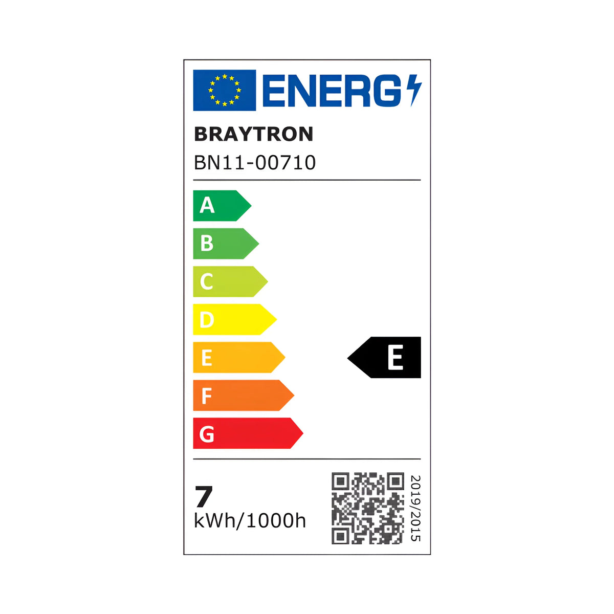 Braytron Ledline LED Wandlamp 7W 4000K Wit RND