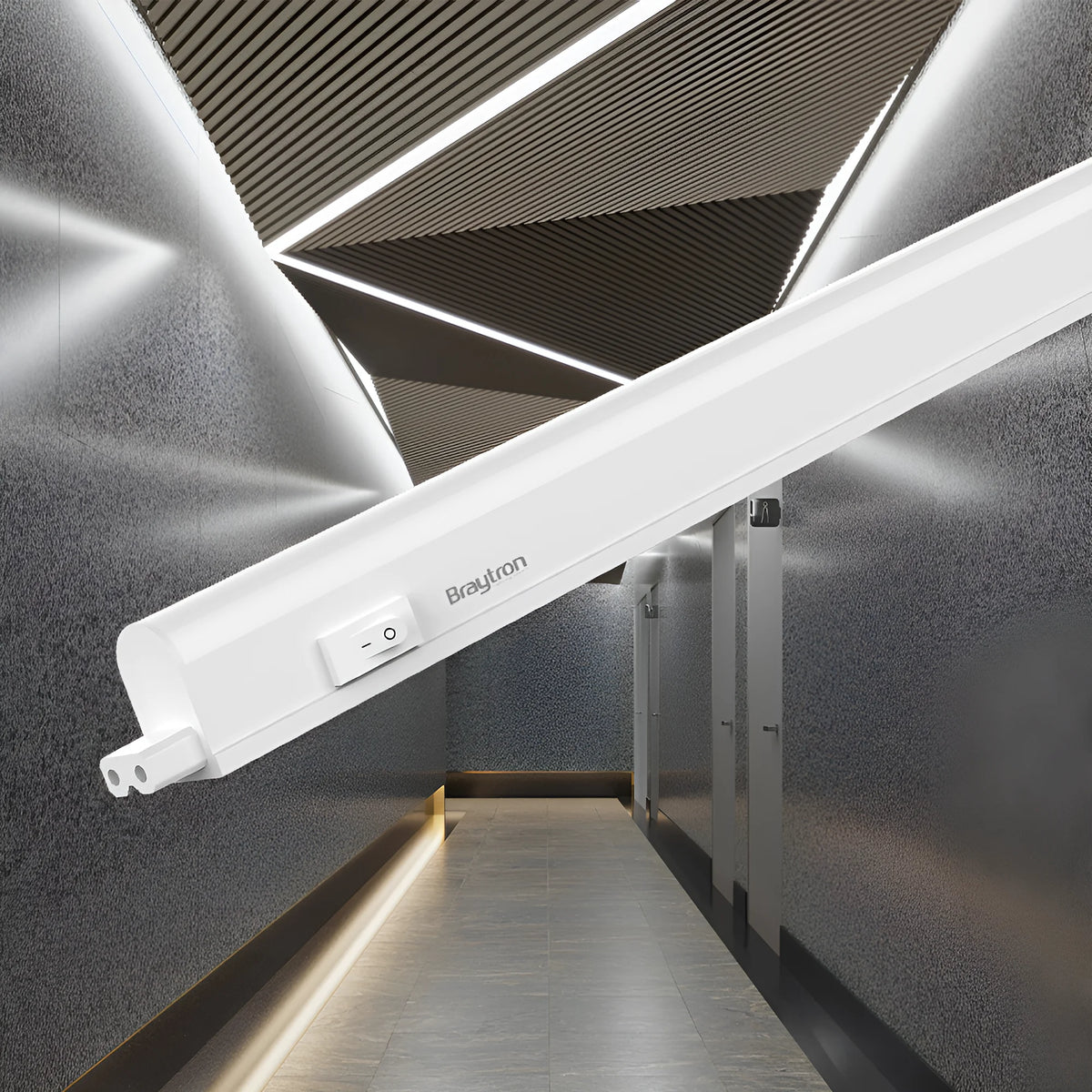 Braytron Ledline LED Wandlamp 14W 4000K Wit RND