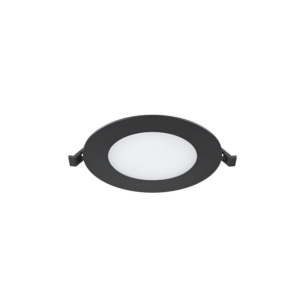 Braytron Smd LED Paneel 6W Zwart CRP RND DIM 4INC 3IN1