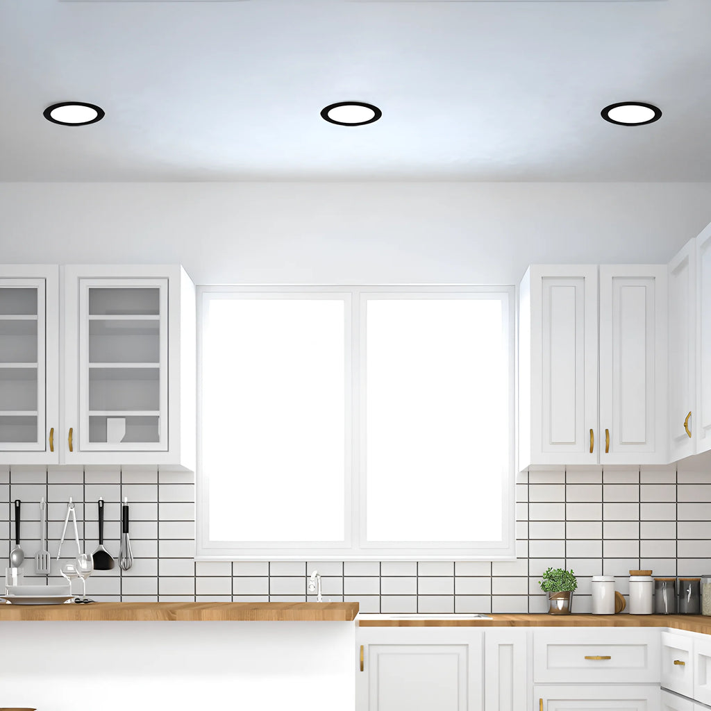 Braytron Smd LED Paneel 18W Zwart CRP RND DIM 8INC 3IN1