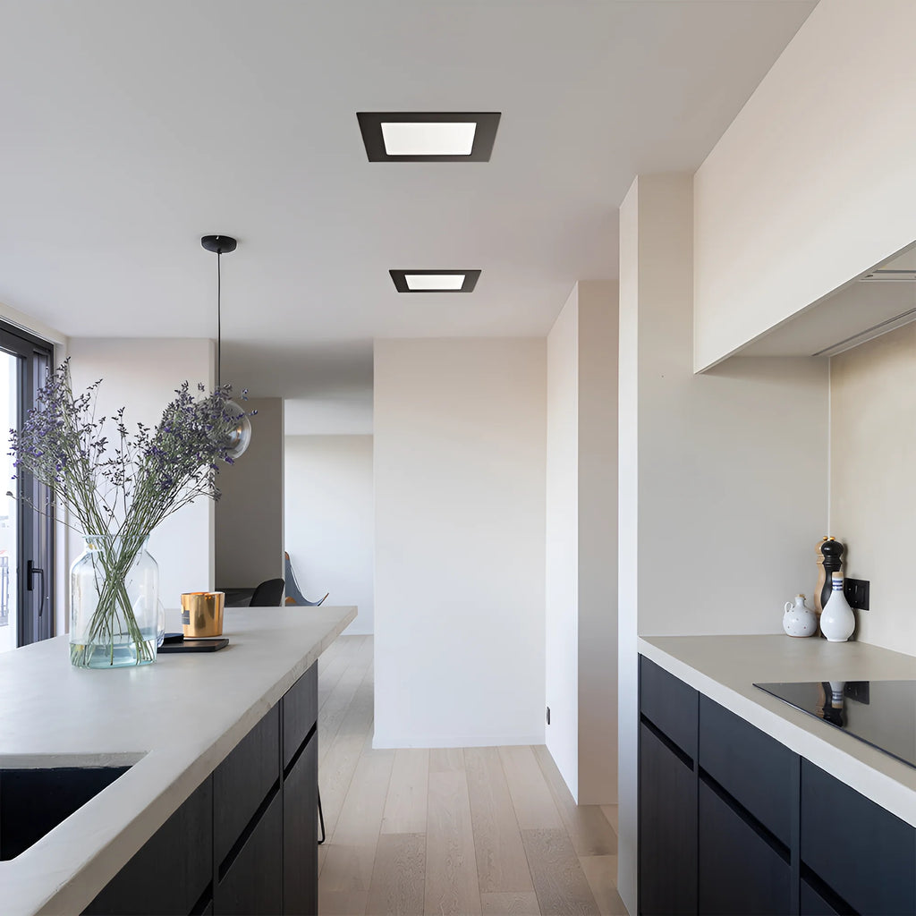 Braytron Smd LED Paneel 4W Zwart CSP SQR DIM 3INC 3IN1