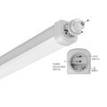 Braytron Multiline Waterdichte Armatuur 50W IP65 A 1.2MT 3IN1 3PW
