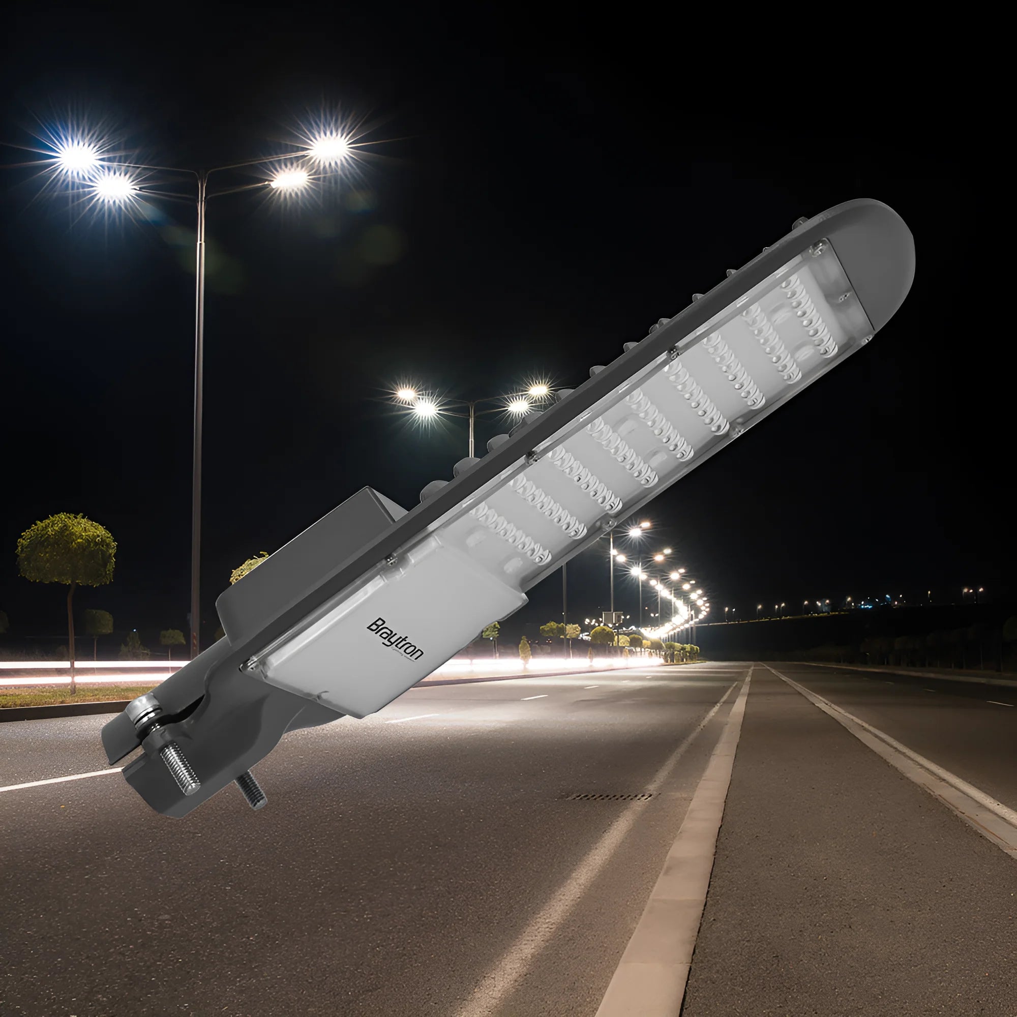 Braytron St83 Straatlamp 30W 4000K IP66 Grijs