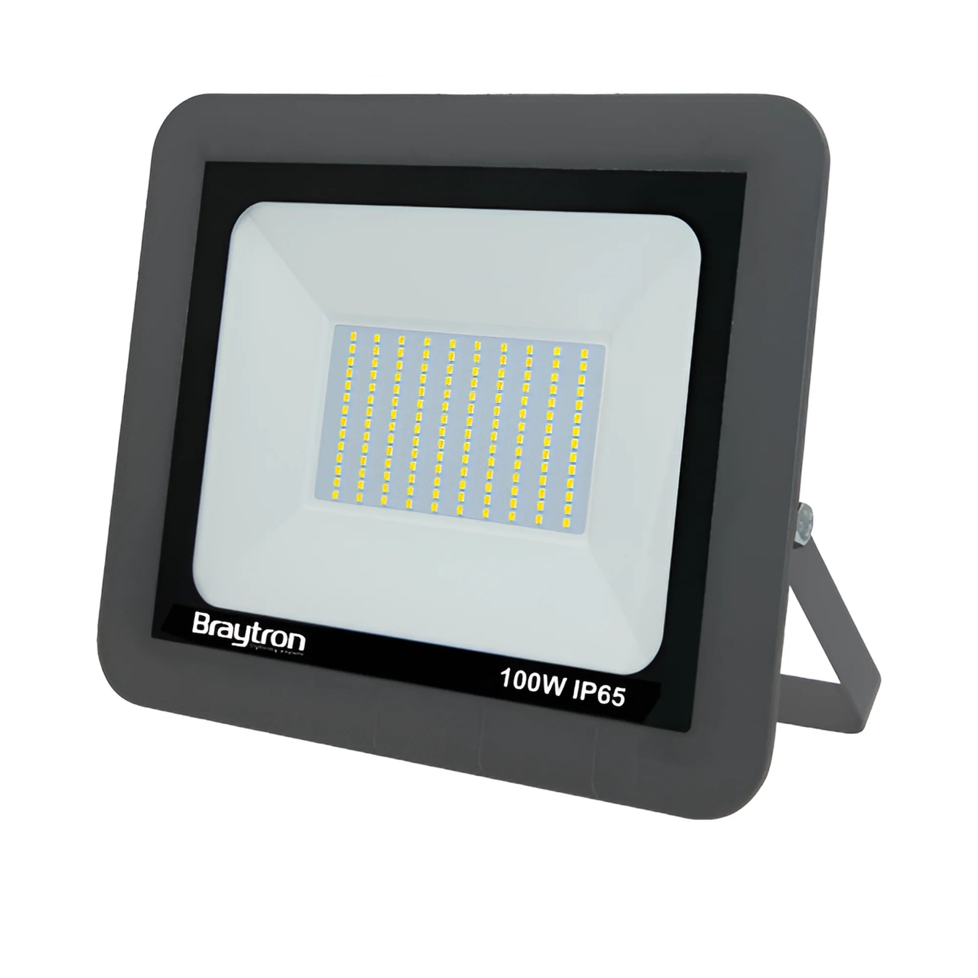 Braytron Flood LED Schijnwerper 100W 3000K IP65 Grijs SD