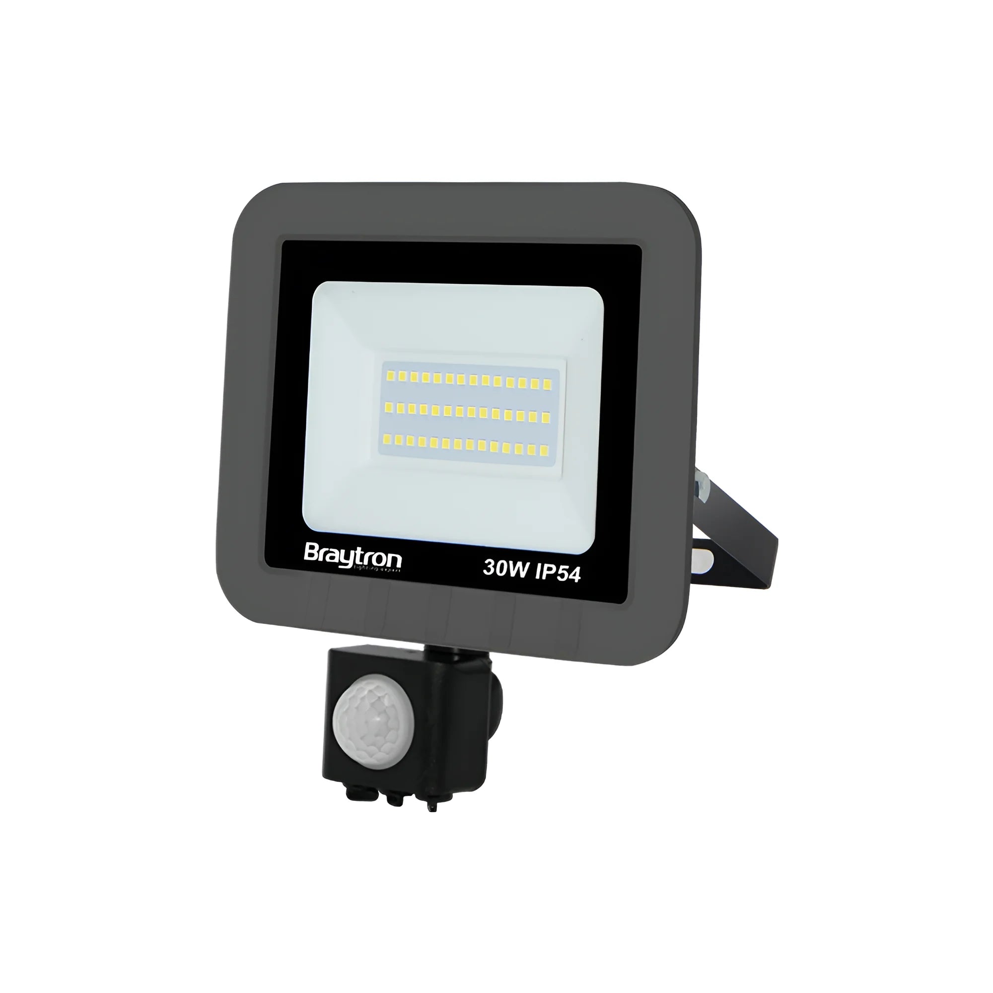 Braytron Flood LED Schijnwerper 30W 3000K IP54 Grijs SC SNS