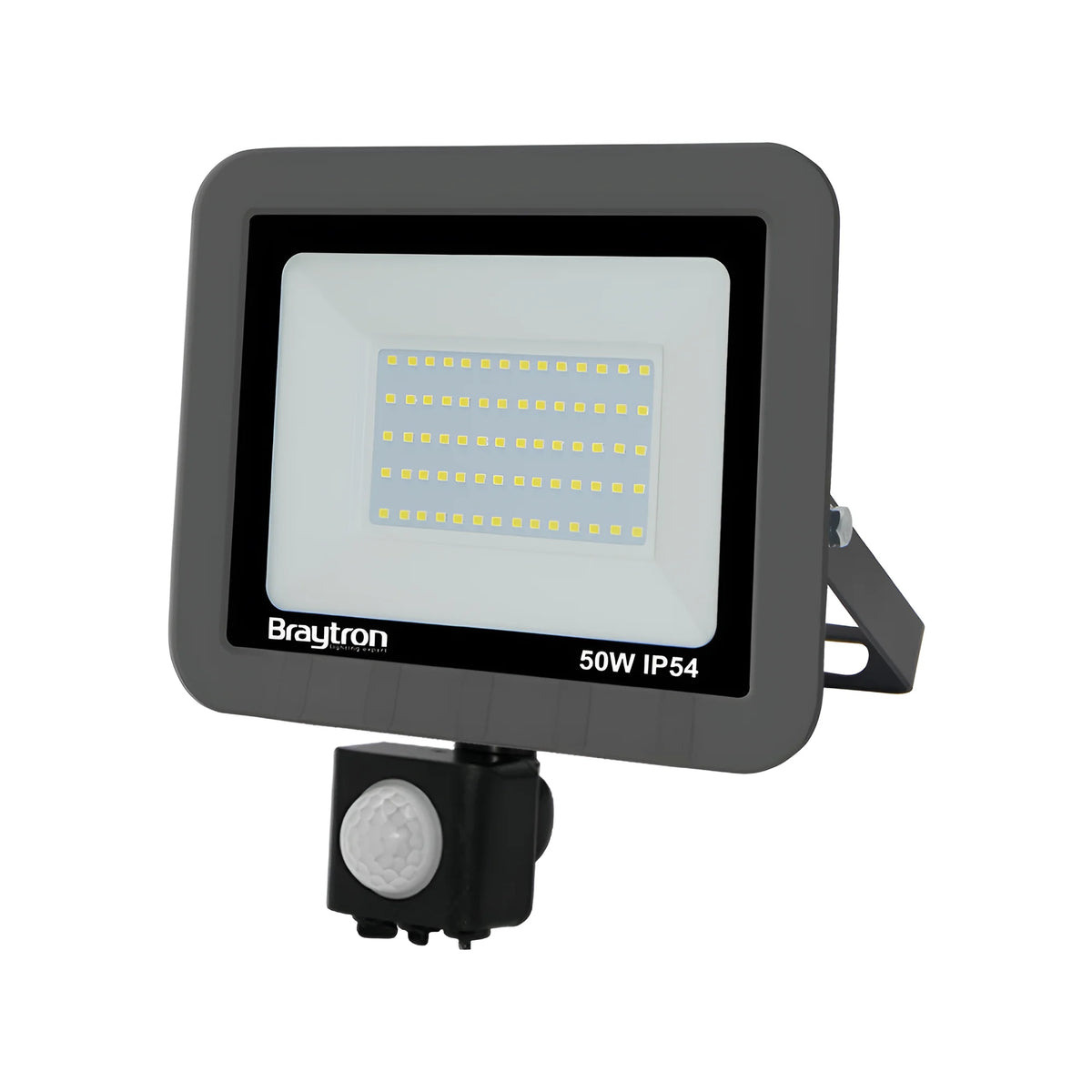Braytron Flood LED Schijnwerper 50W 3000K IP54 Grijs SC SNS