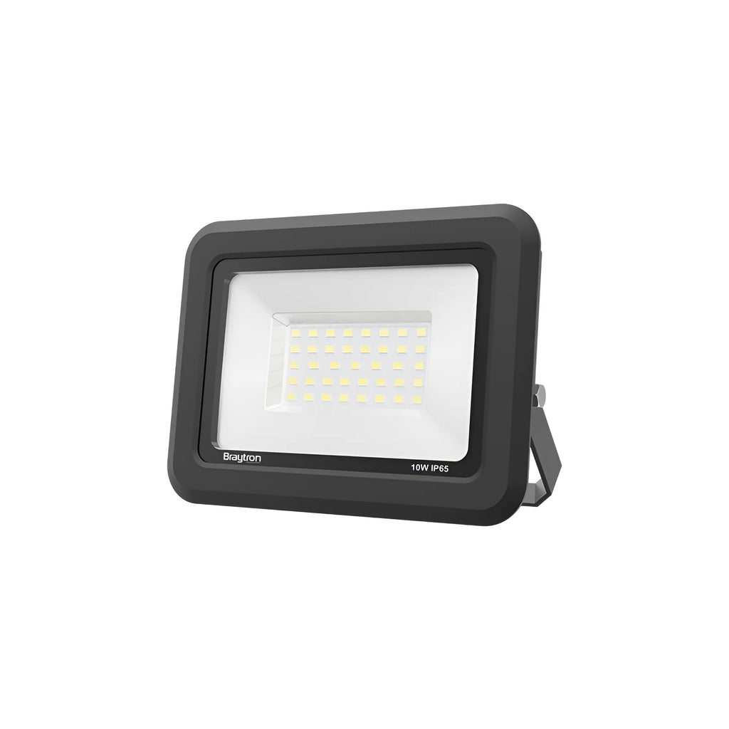 Braytron Flood LED Schijnwerper 10W 6500K IP65 Zwart SF