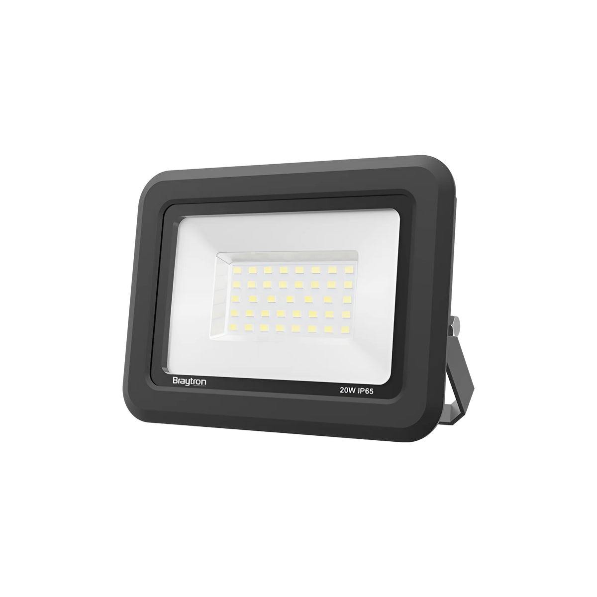 Braytron Flood LED Schijnwerper 20W 4000K IP65 Zwart SF