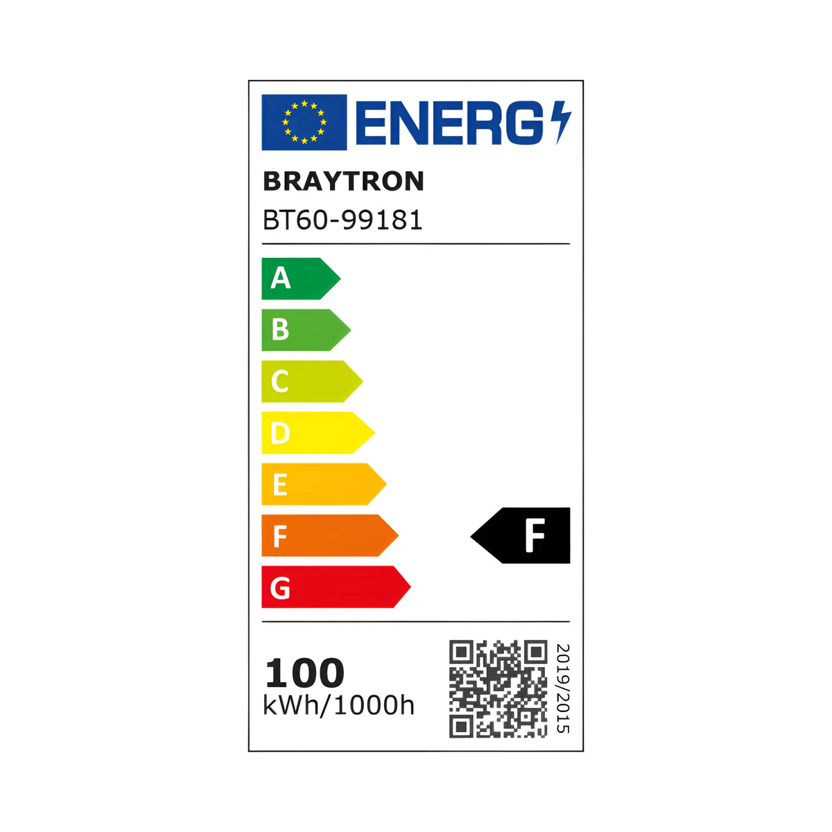 Braytron Flood Werklamp 100W Zwart WL 3IN1
