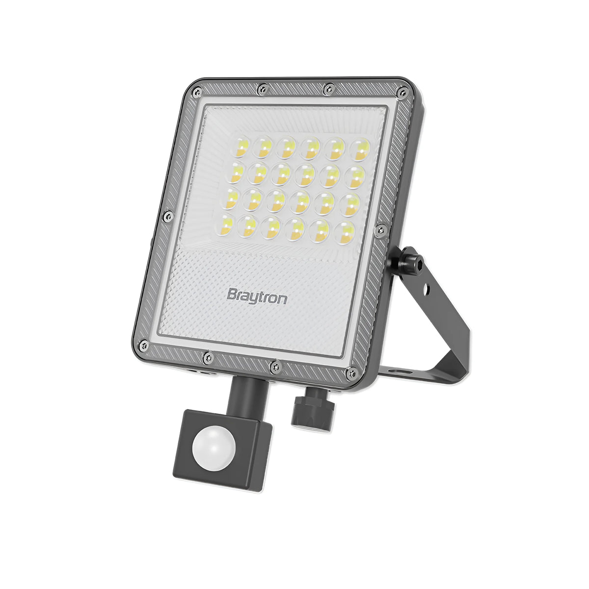 Braytron Flood LED Schijnwerper 20W IP54 Grijs PF 3IN1 SNS