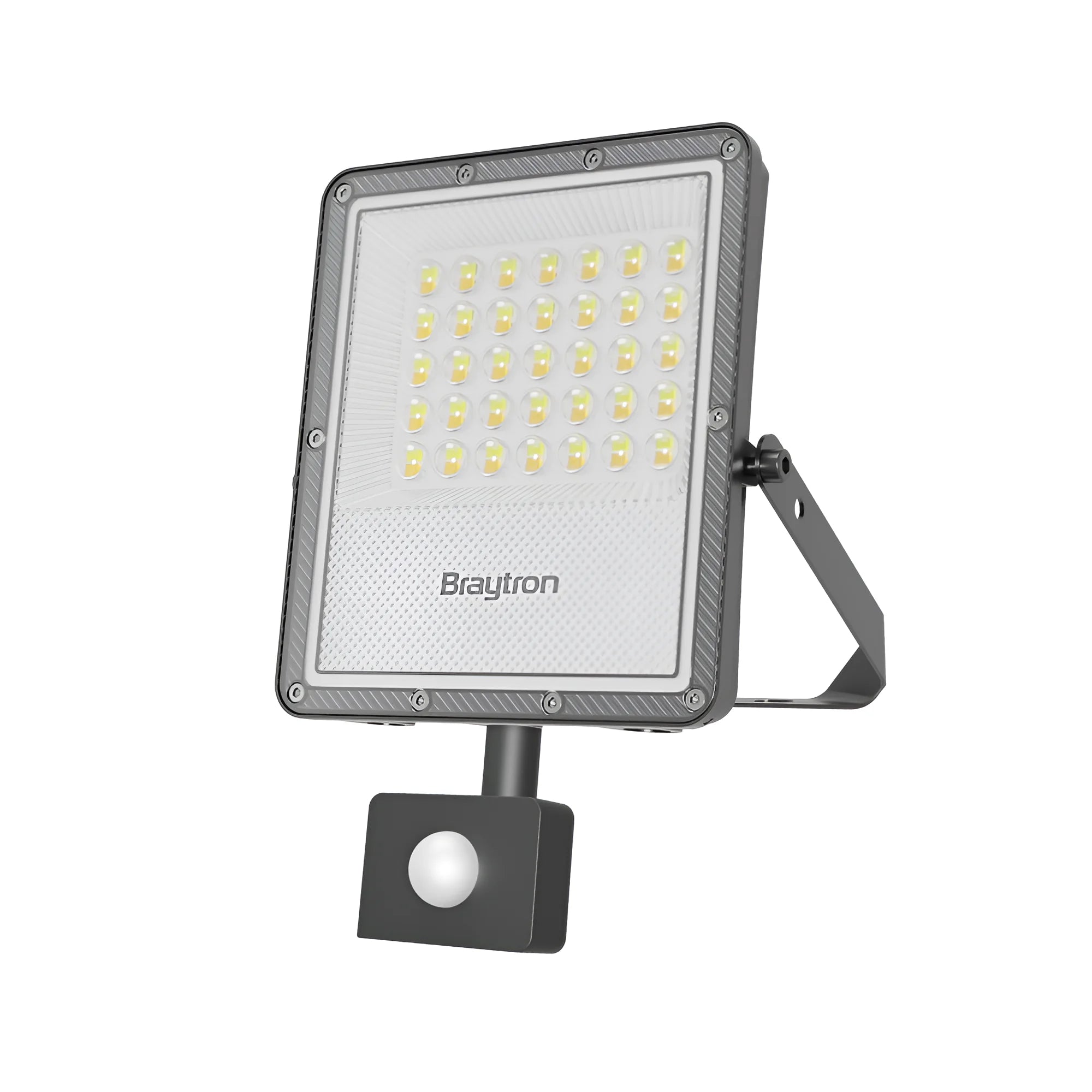 Braytron Flood LED Schijnwerper 30W IP54 Grijs PF 3IN1 SNS