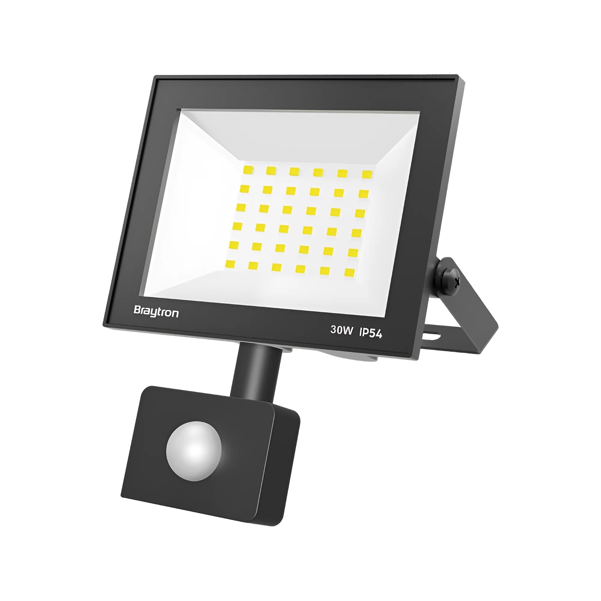 Braytron Flood LED Schijnwerper 30W 6500K IP54 Zwart CF SNS
