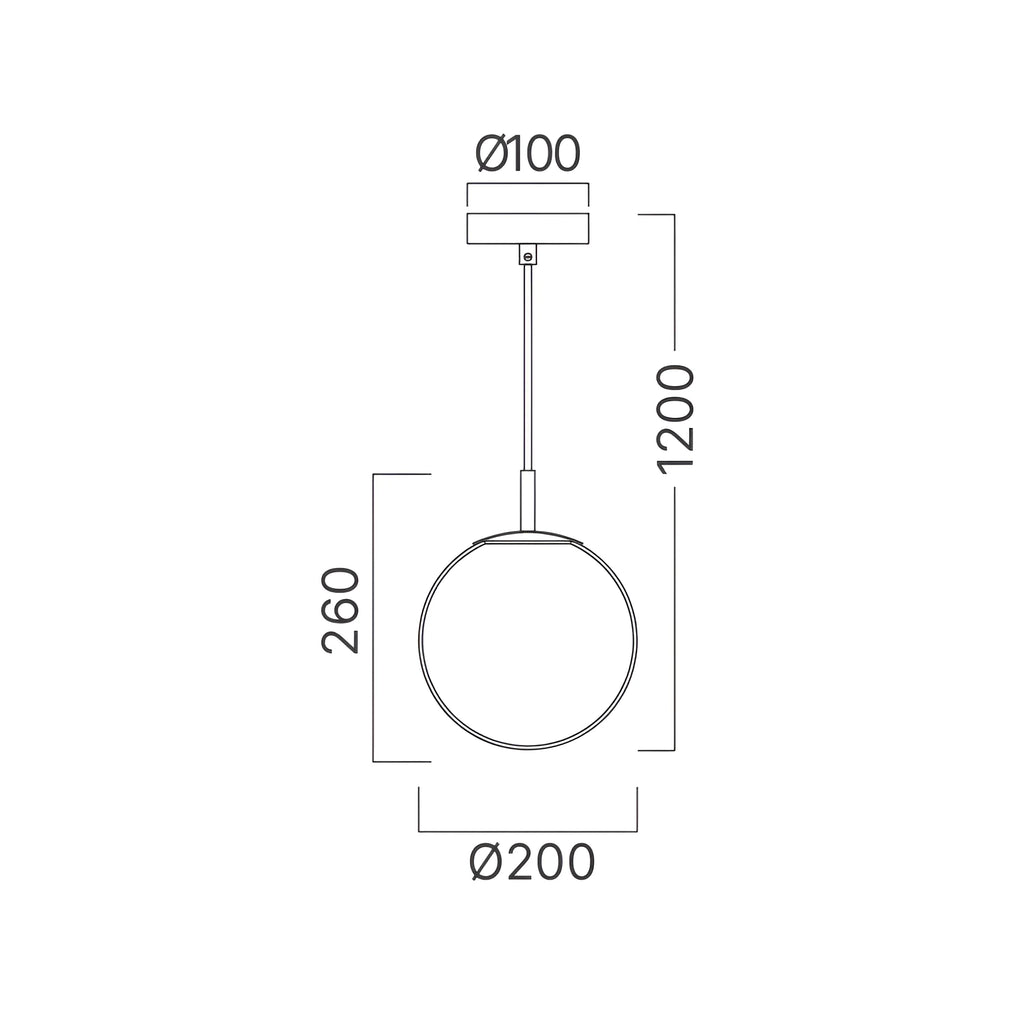 Braytron S013R Hanglamp Zwart 1H 1xE27 OPL