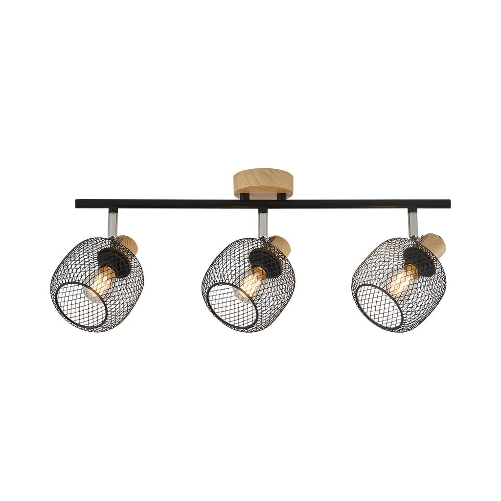 Braytron W001C Plafondlamp 3H 3xE14 WDN