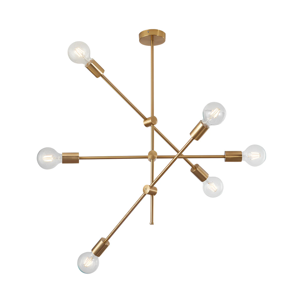 Braytron G004C Hanglamp Goud 6H 6xE27