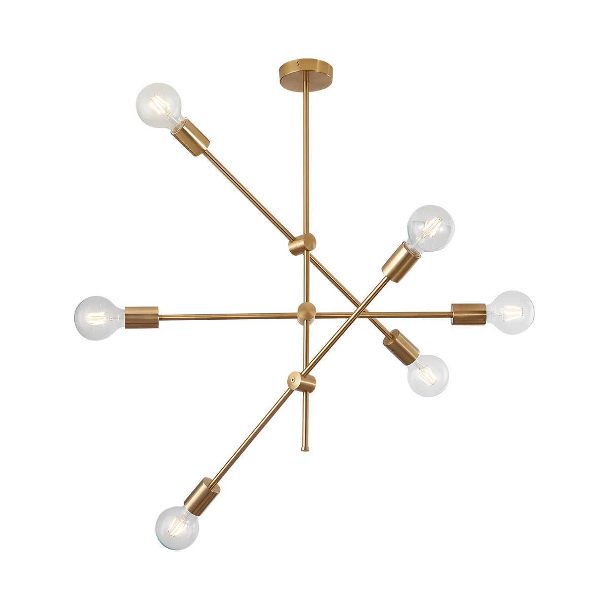 Braytron G004C Hanglamp Goud 6H 6xE27