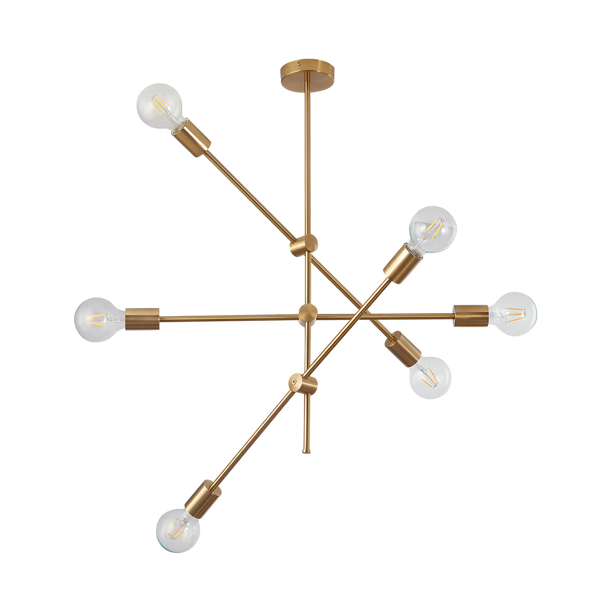 Braytron G004C Hanglamp Goud 6H 6xE27