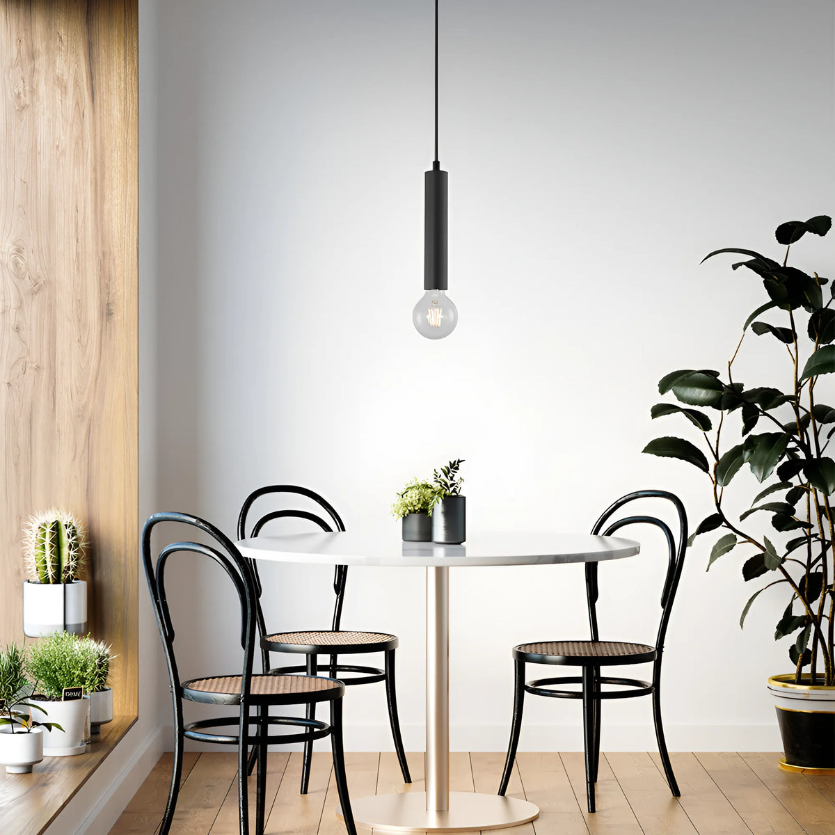 Braytron G005R Hanglamp Zwart 1H 1xE27