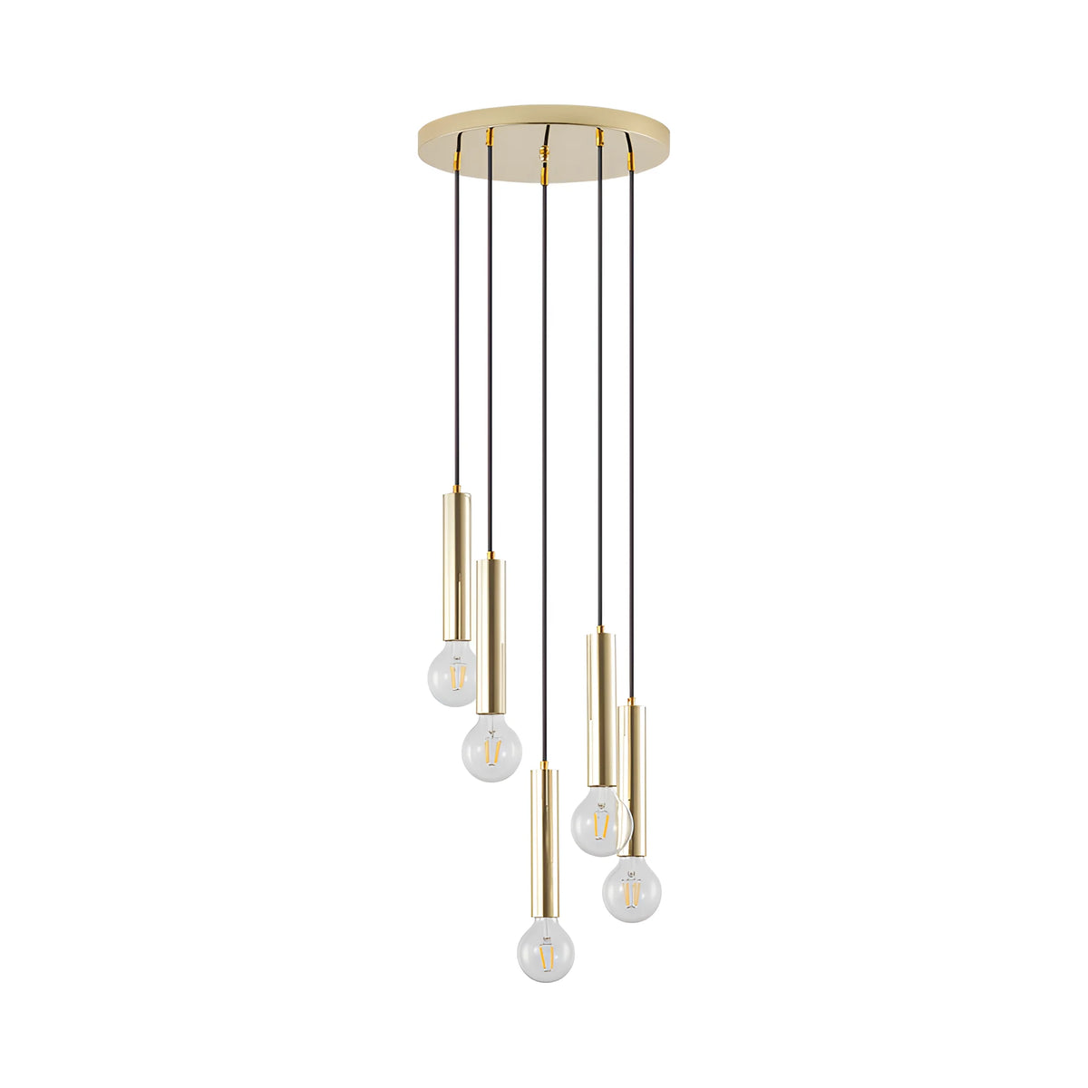 Braytron G005R Hanglamp Goud 5H 5xE27