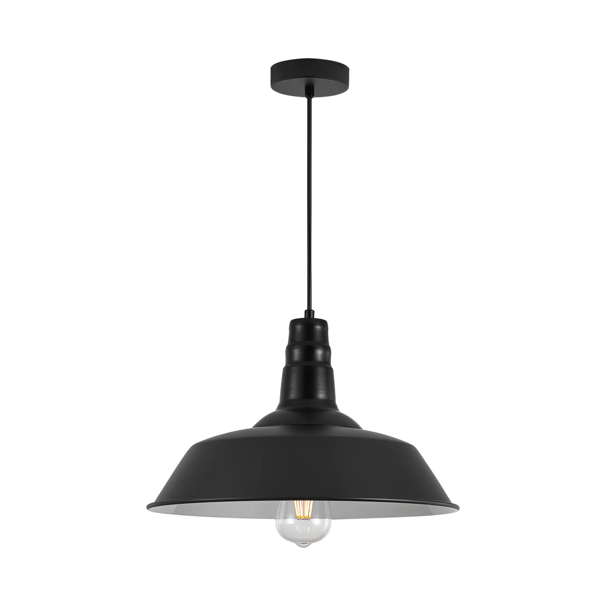 Braytron P003R Hanglamp Zwart 1H 1xE27
