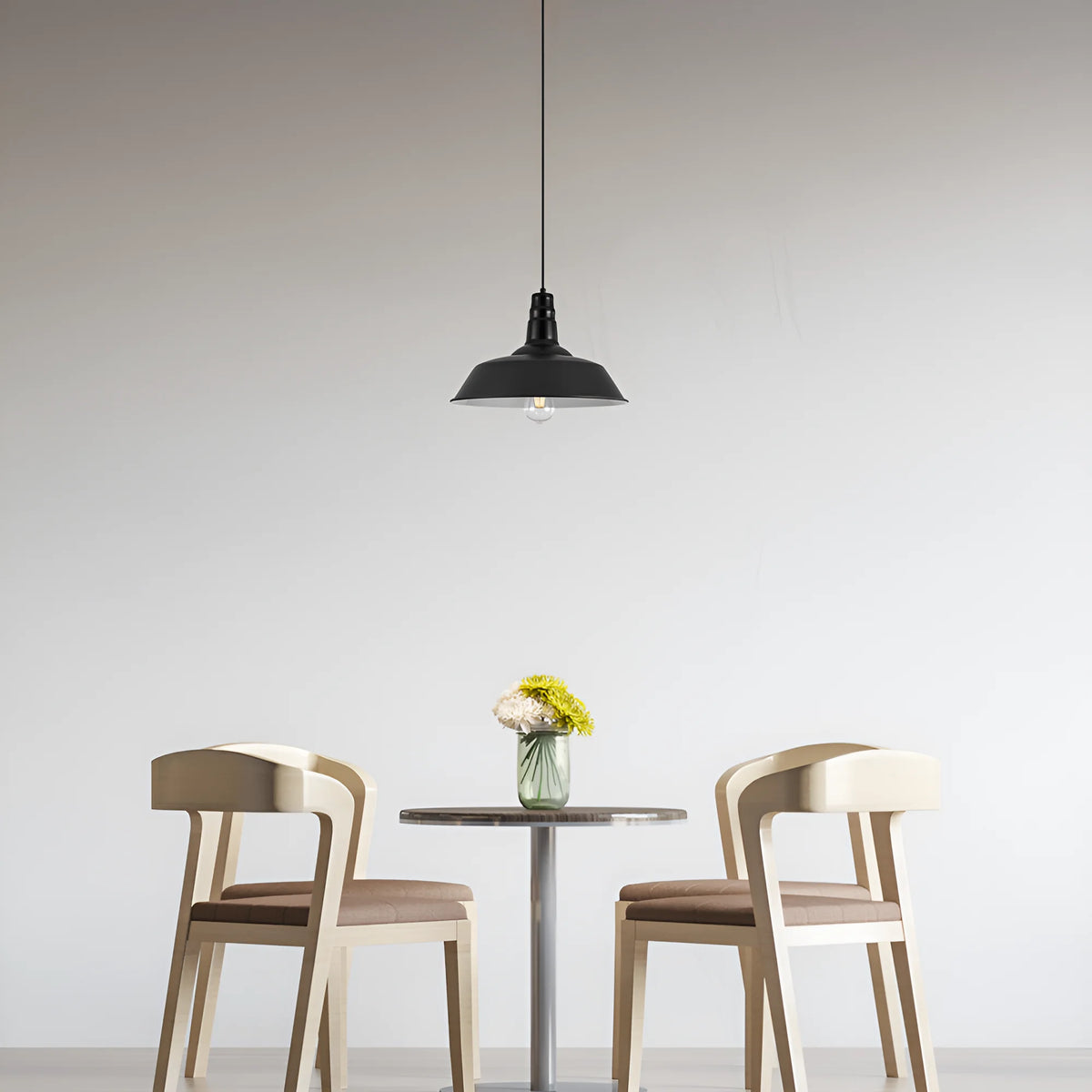 Braytron P003R Hanglamp Zwart 1H 1xE27