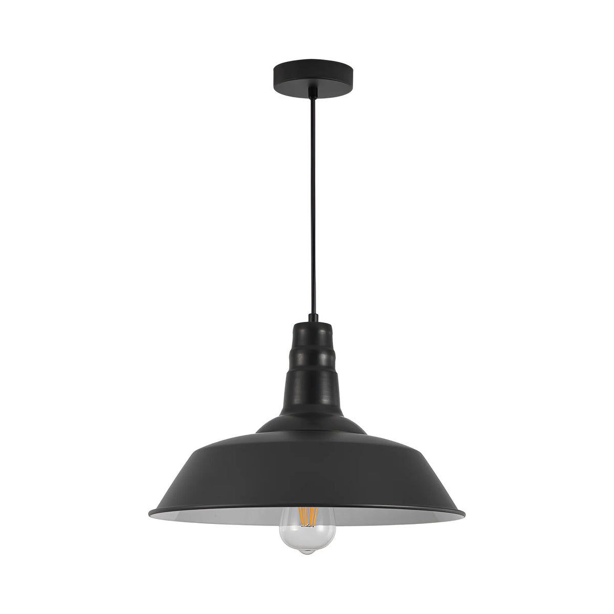 Braytron P003R Hanglamp Zwart 1H 1xE27