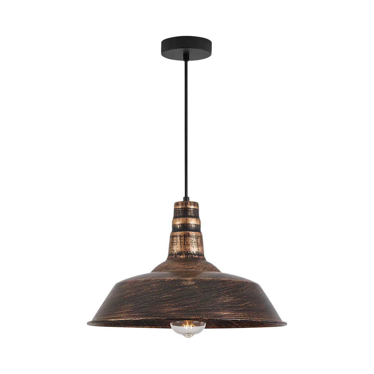Braytron P003R Hanglamp 1H 1xE27 BRZ