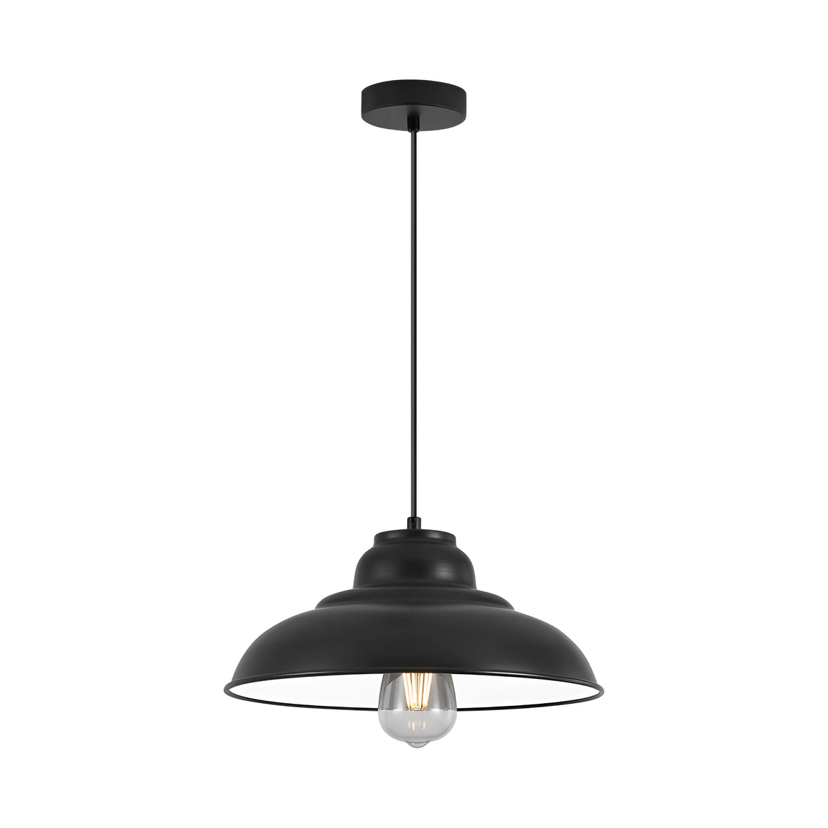 Braytron P004R Hanglamp Zwart 1H 1xE27