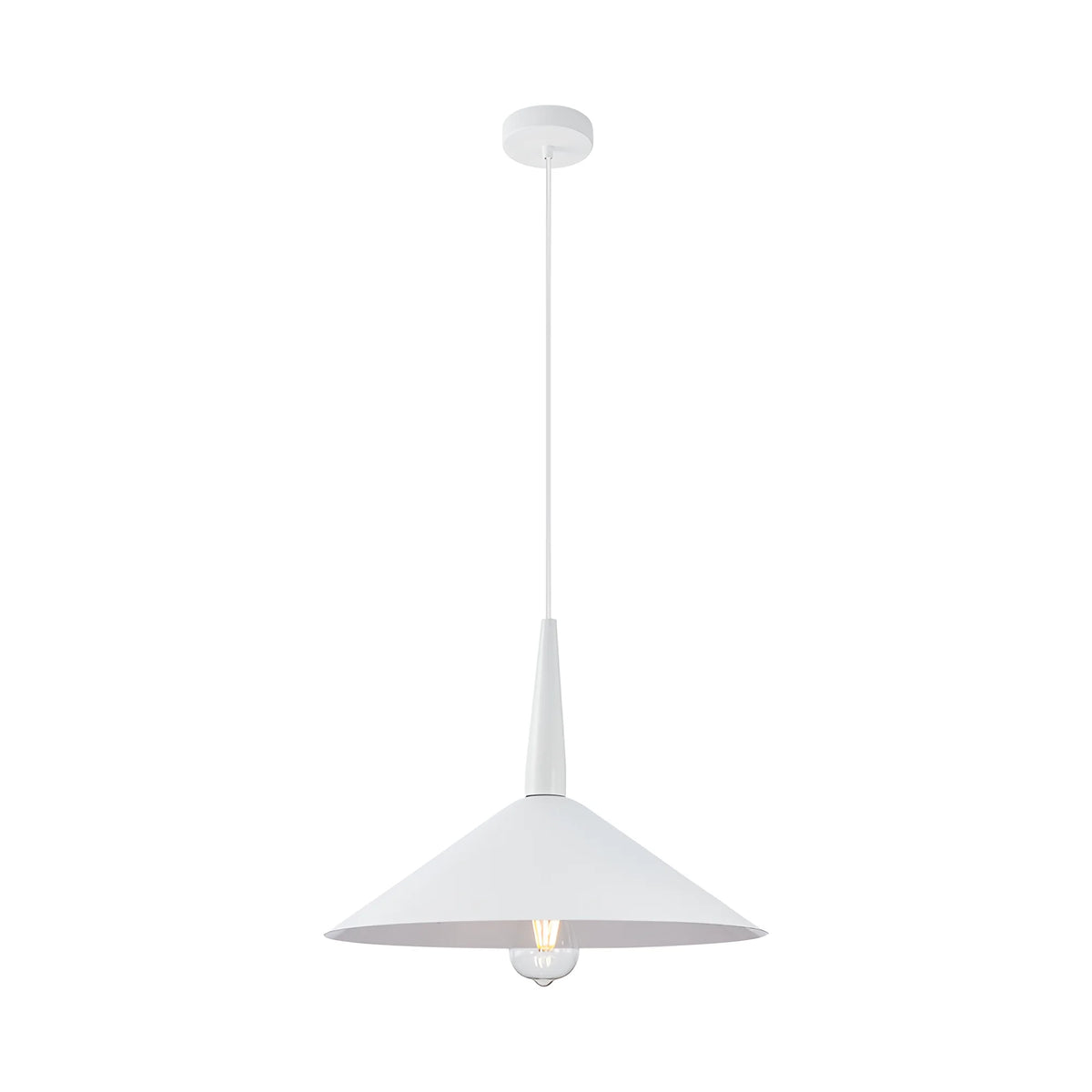 Braytron P009R Hanglamp Wit 1H 1xE27