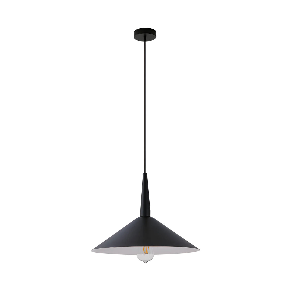 Braytron P009R Hanglamp Zwart 1H 1xE27