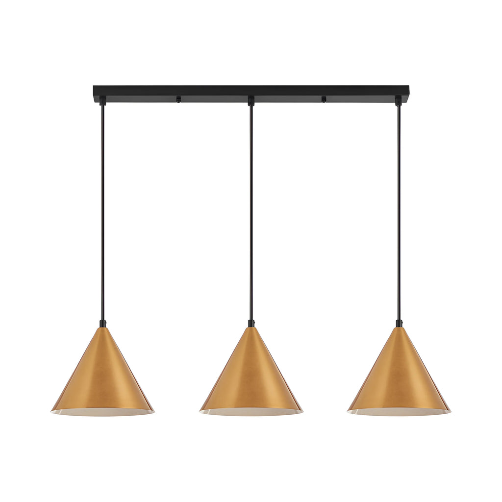 Braytron P010S Hanglamp Goud 3H 3xE27