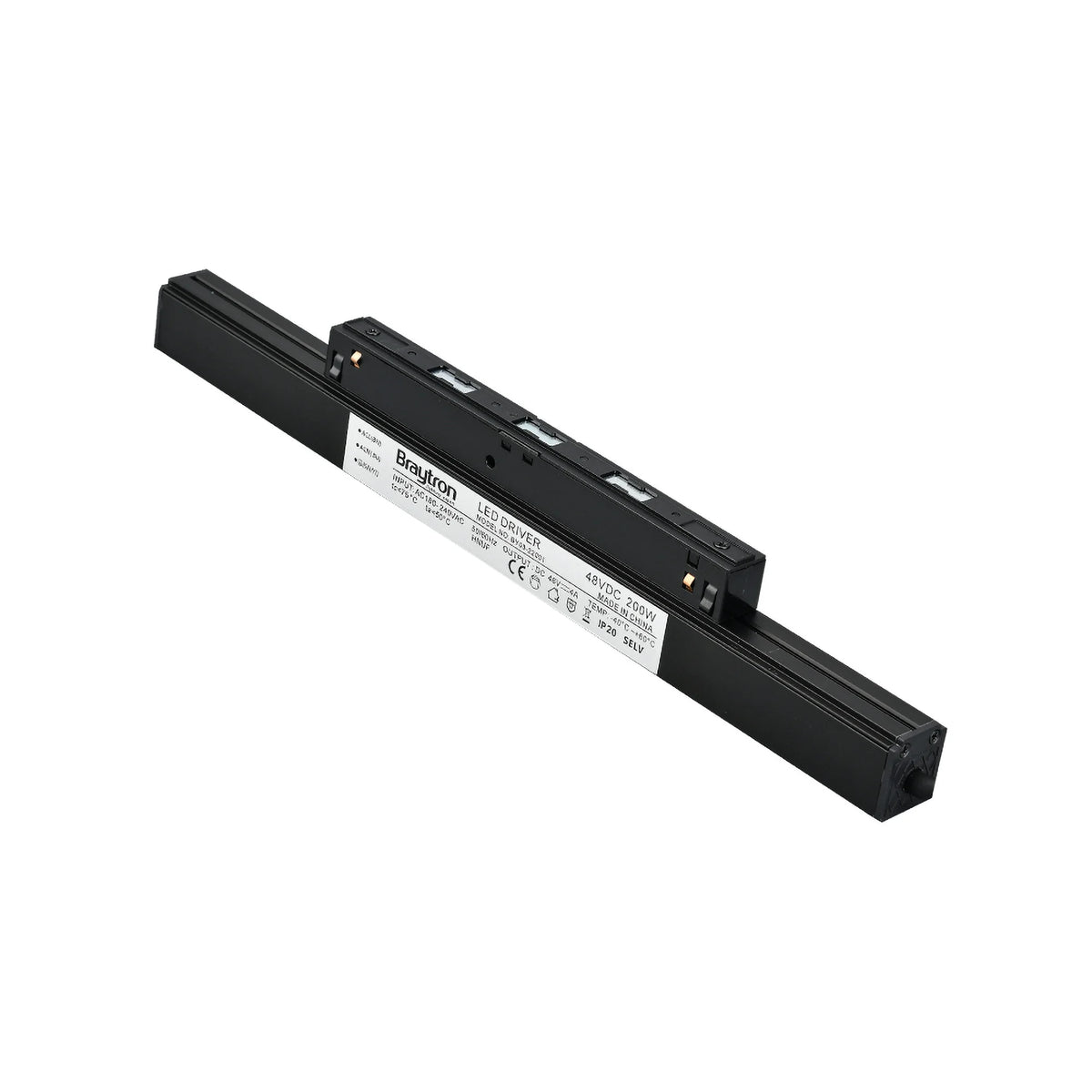 Braytron M20 Voeding 200W IP20 48VDC INTR