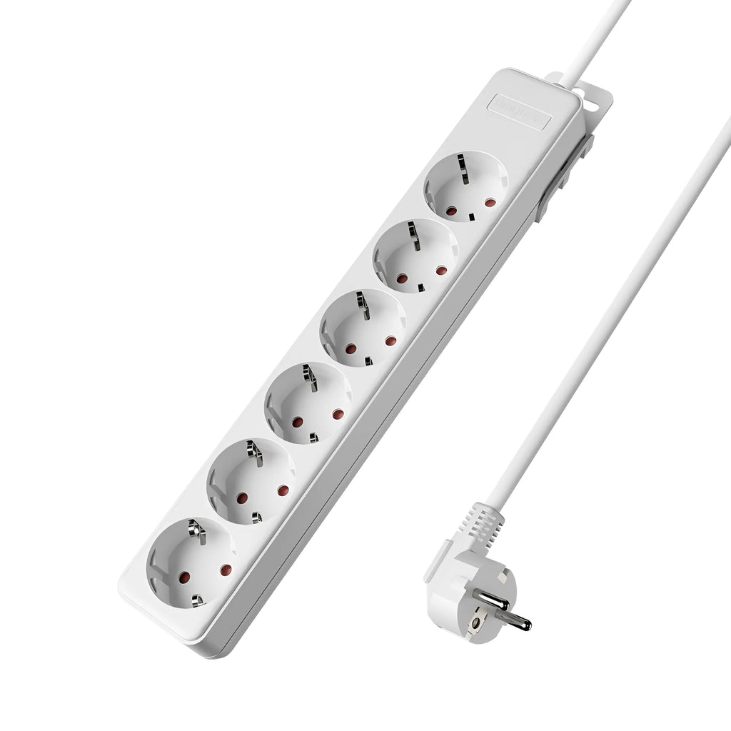 Braytron Xline Verlengsnoer met stekkerdoos 6WAY EU 3x1,5mm2 5M
