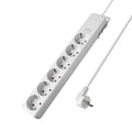 Braytron Xline Verlengsnoer met stekkerdoos 6WAY EU SWC 3x1,5mm2 3M