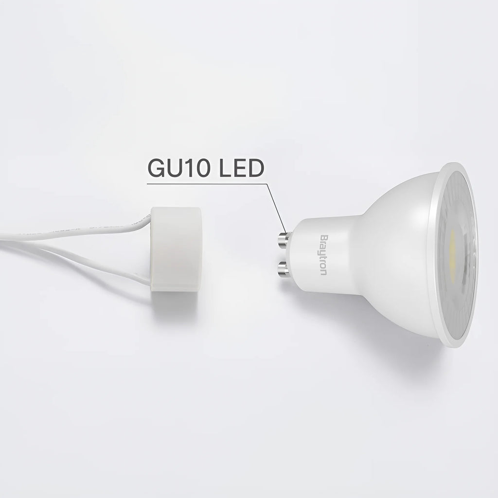 Braytron Lamphouder GU10 15CM CRM