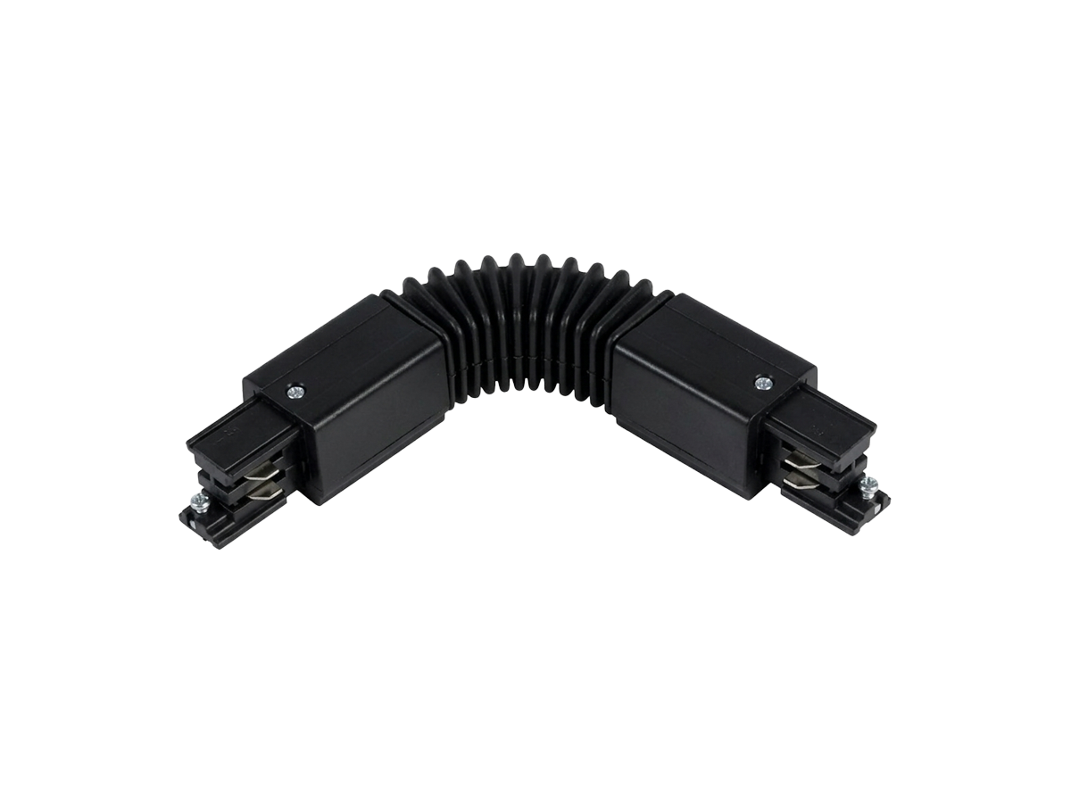 Flexibele connector voor LUMICANTO POWERTRACK railbaan zwart PRIME
