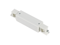 I-connector voor LUMICANTO POWERTRACK railbaan wit met voeding PRIME