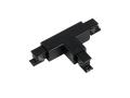T-connector voor LUMICANTO POWERTRACK railbaan rechts zwart met voeding PRIME