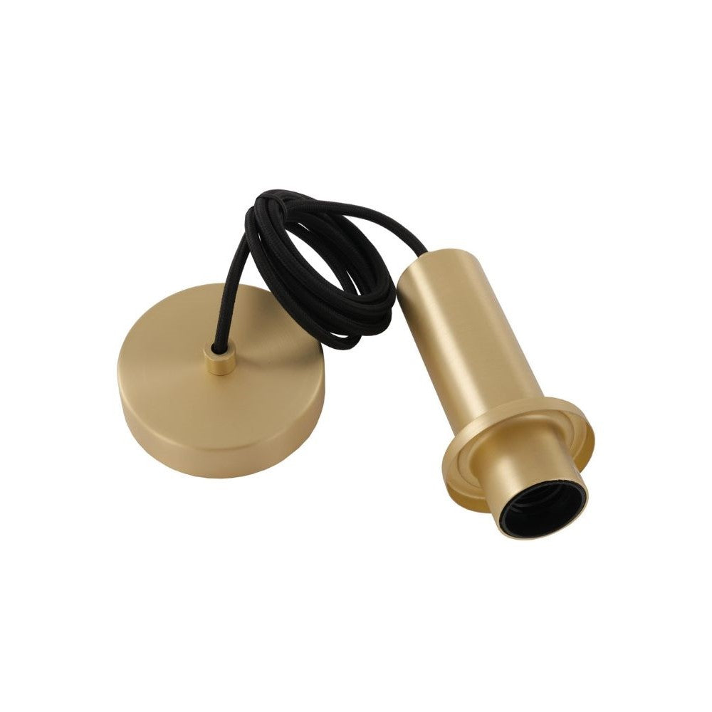 Artdelight Pipe - Pendel/Hanglamp - Zwart/goud