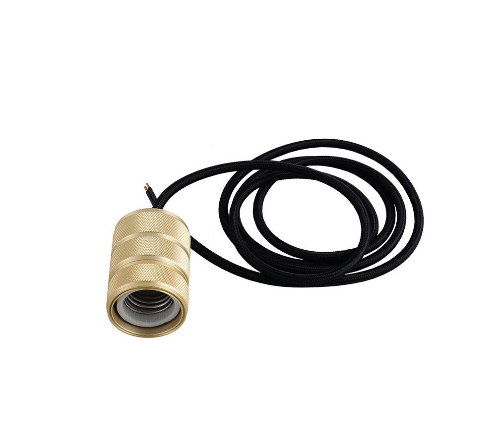 Artdelight Spin - Pendel/Hanglamp - Zwart/goud