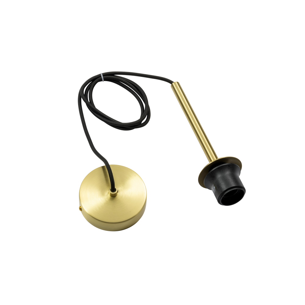 Artdelight Tube - Pendel/Hanglamp - Zwart/goud